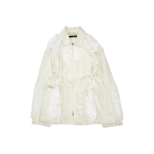 Song for the Mute FW24 Куртки и Пальто Женские Белые