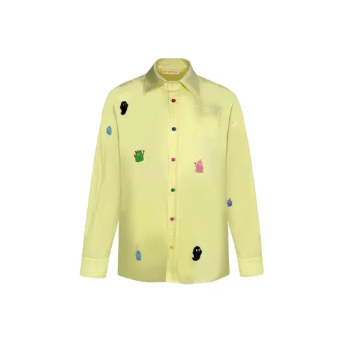 INTERPLU Желтая Унисекс Рубашка