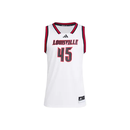 Adidas LouisvilleBASKETBALL FW24 Баскетбольная Джерси Мужская Черно-Белая