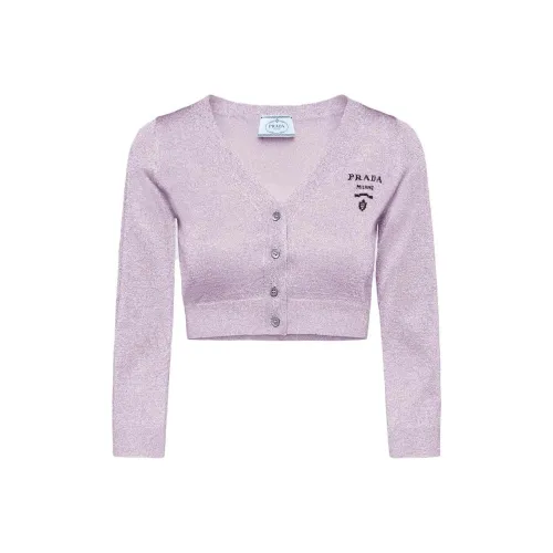 PRADA Фиолетовый Женский Трикотаж