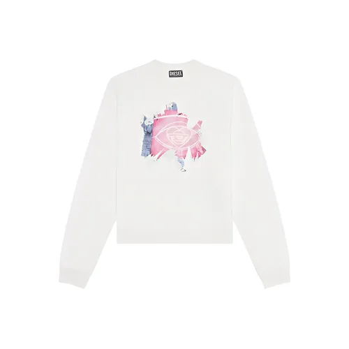 DIESEL Белые Женские Свитшоты