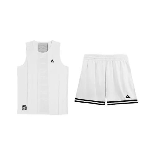 PEAK x WEIJINSISHIZHANXILIE Баскетбольный костюм унисекс белый