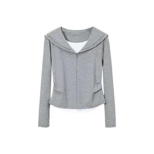 TOUCH Свитшот Женский Светло-Серый