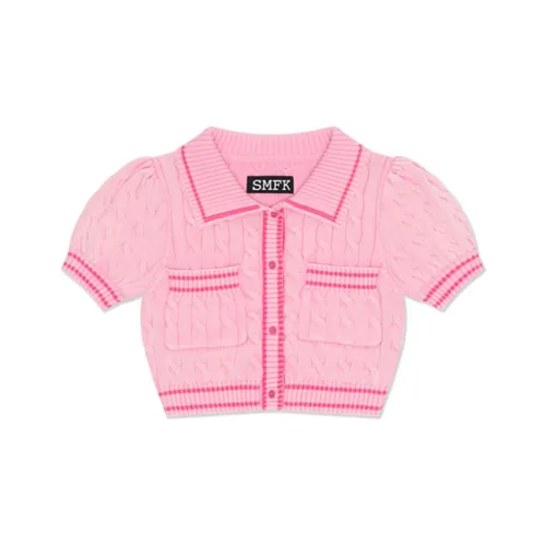 SMFK Cherry Blossom Pink Women's Knitted Clothing