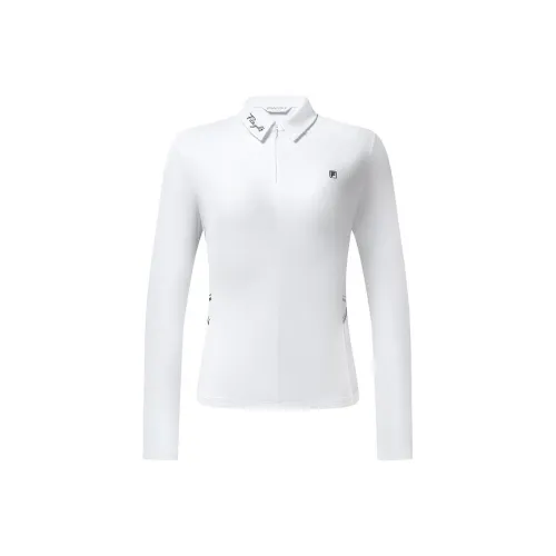 FILA GOLF серия Поло Женское Нефритово-белое