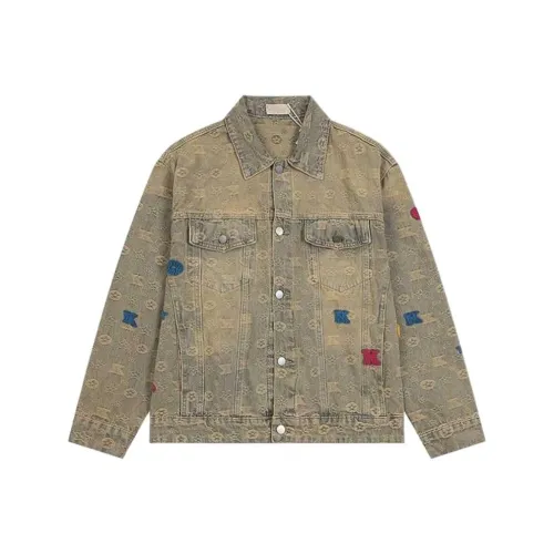 DanerWang Куртки и Пальто Унисекс Желтый Грязь