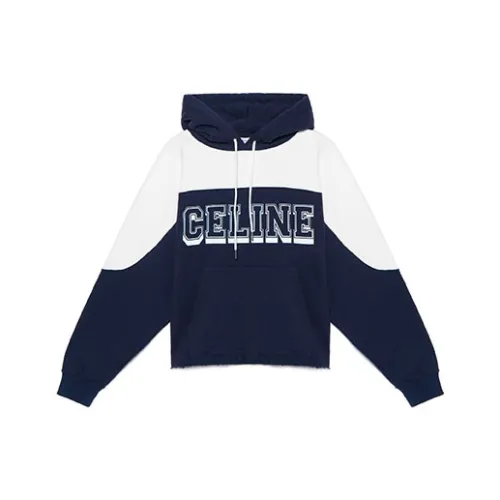CELINE SS23 Толстовка Женская Синяя