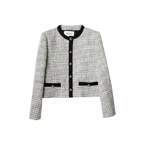 C+IMPRESS Черно-белая панда Люрекс Женские Куртки