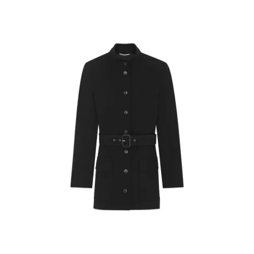 SAINT LAURENT Куртки и Пальто Женские Черные
