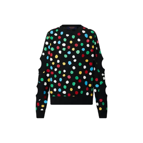 Louis Vuitton x Yayoi Kusama SS23 Свитер Женский Черный