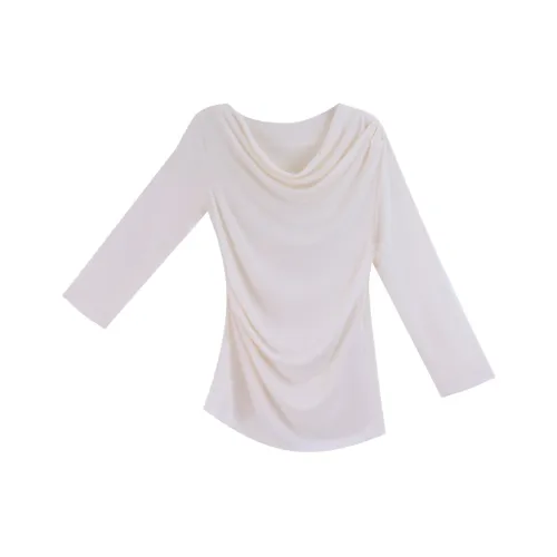 DianThia Standardная T-рубашка Женская Белая