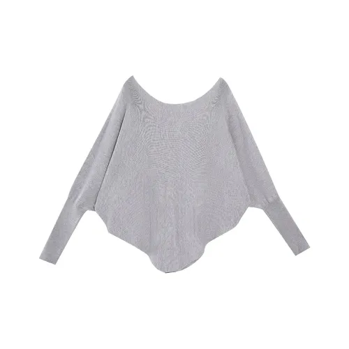 OURUOKE Трикотаж Женский Светло-Серый