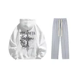 Set (White Standard Edition + Gray Casual Pants)  
Комплект (Белый Стандартный Выпуск + Серые Повседневные Штаны)