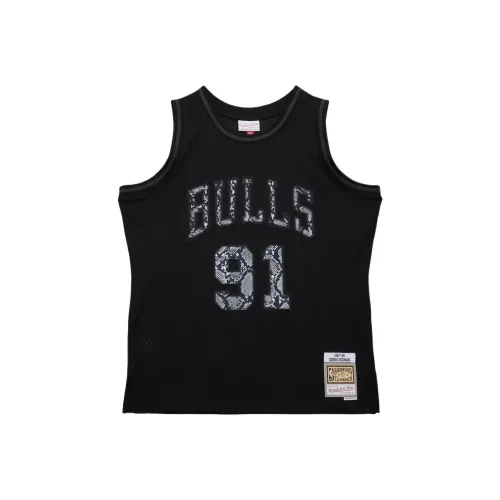 MITCHELL NESS X NBA Chicago Bulls Баскетбольная Джерси Мужская Черная