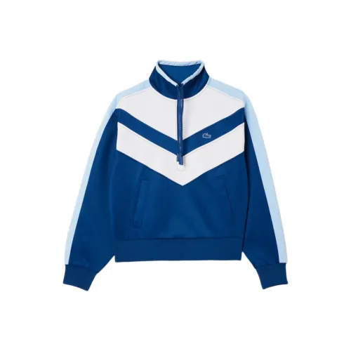 Lacoste Свитшот Женский Синий Белый