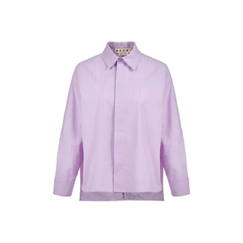 MARNI Фиолетовые Женские Рубашки