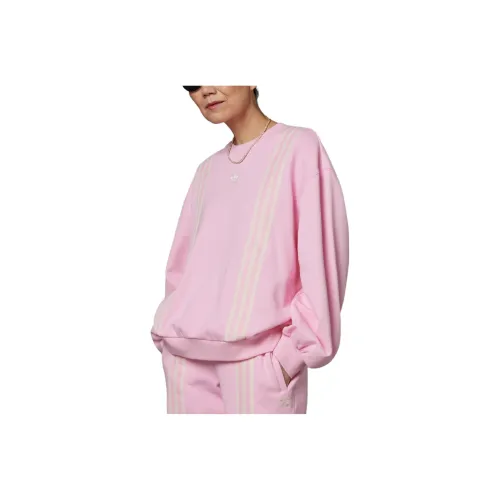 Adidas Originals SS23 adicolor 70s retro series Розовые Женские Свитшоты