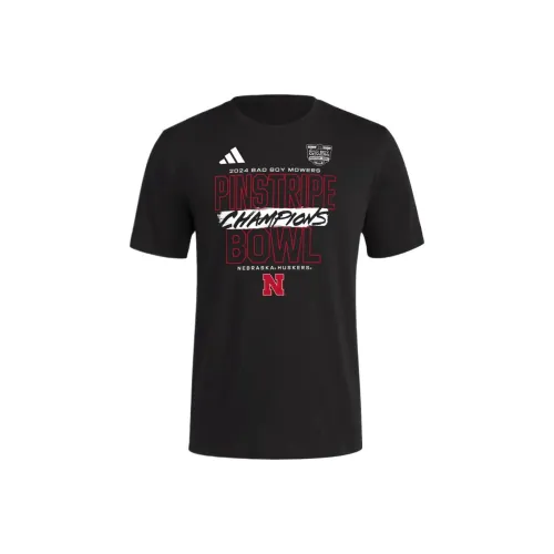 Adidas Nebraska Полоска Bowl Champions Футбол Джерси Мужской Черный