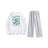 Белый (B Камелия Танец Спина Логотип) + Фотиния Серый (Пустой)