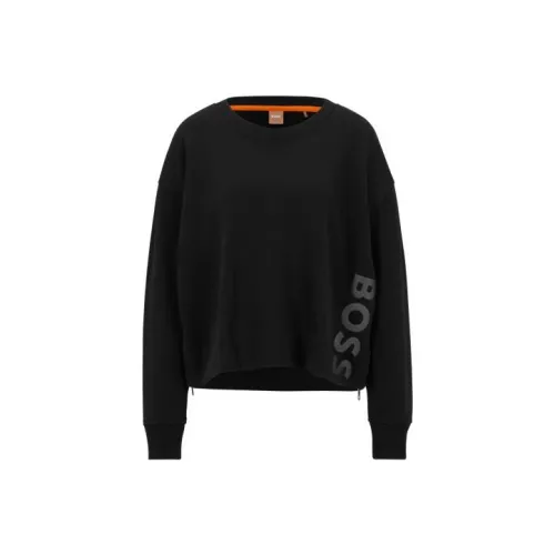 HUGO BOSS Черные Женские Свитшоты