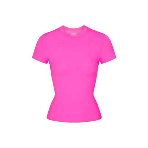 Skims Фуксия Женские Футболки