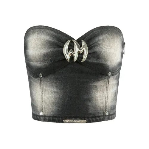 WEIRD MARKET Женские топы без бретелек