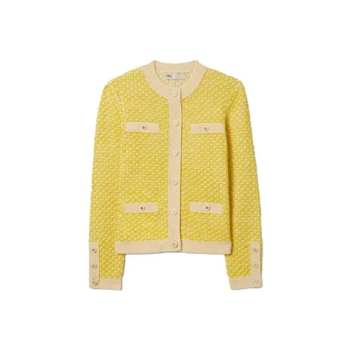 Tory Burch FW23 Трикотаж Женский Желтый