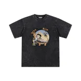 Промытый черный серый