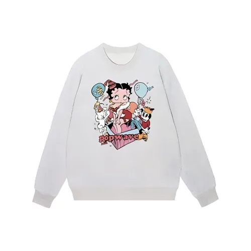 KKX Толстовка Женская Белая Серый