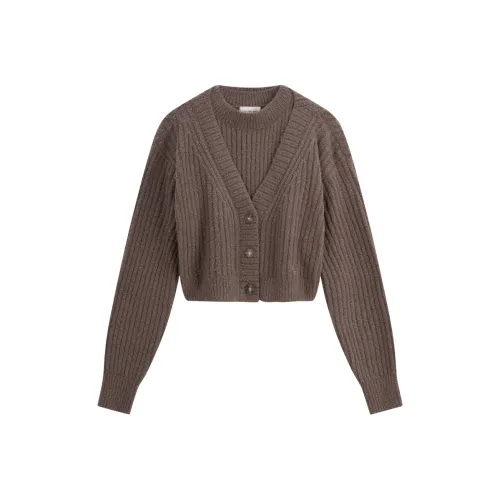 Calvin Klein Трикотаж Женский Темно-Серый Коричневый