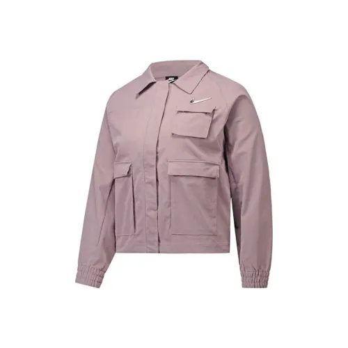 Nike Куртка Женская Светло-фиолетовая