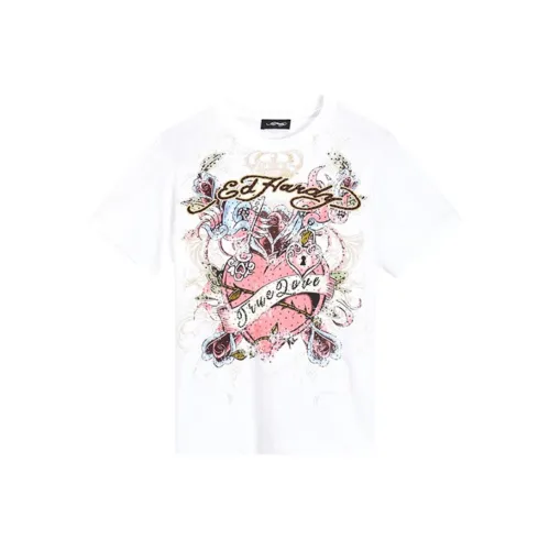 Ed Hardy Белые Женские Футболки