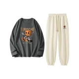 Скоростные коньки Рок Серый + Коробка Мини Монстр К Слоновая кость