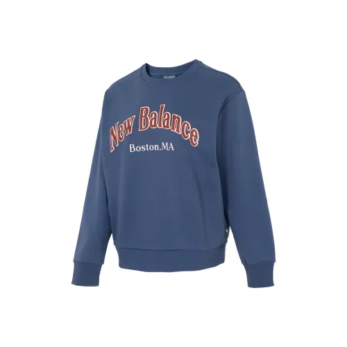 New Balance Толстовка Женская Синяя