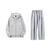 Серое пальто + серые штаны