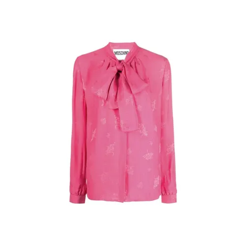 MOSCHINO Персиково-розовые Женские Рубашки