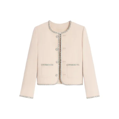 CELINE SS25 Куртки Пальто Женские Кремовый