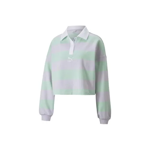 PUMA SWXP Светло-фиолетовый Женские Поло