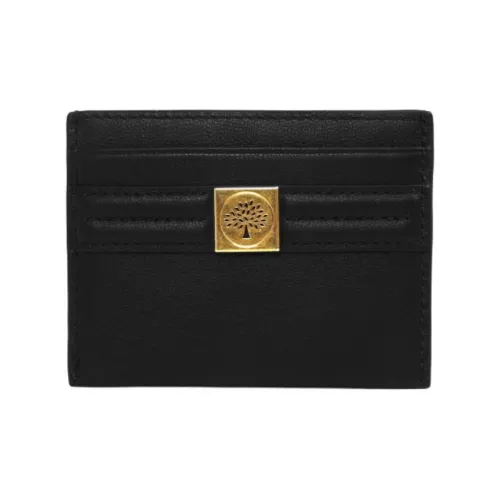 Mulberry Коровья кожа Держатель для карт Мужской Черный