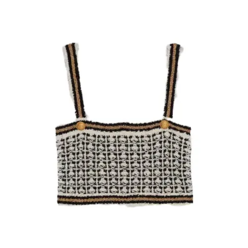 GUCCI Топ на бретелях Женский Многоцветный