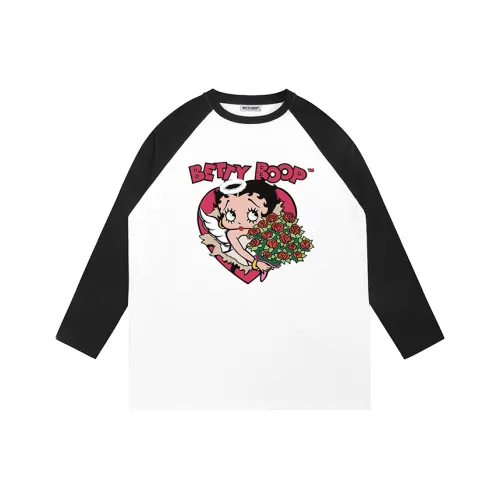 Betty Boop T-рубашка Женская Черно-белая