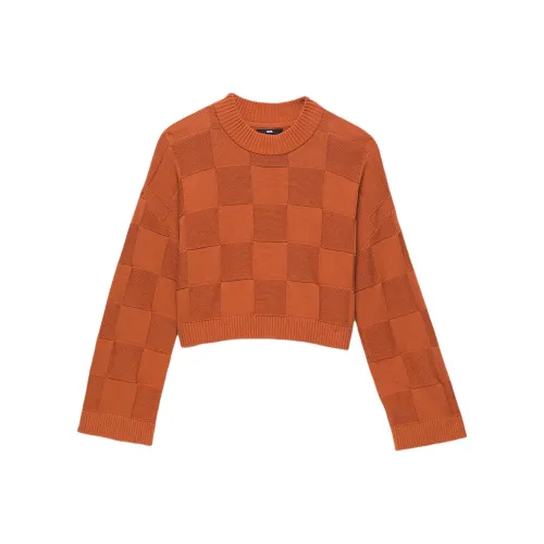 Vans Pulloverr Cammile Трикотаж Женский Красный Коричневый