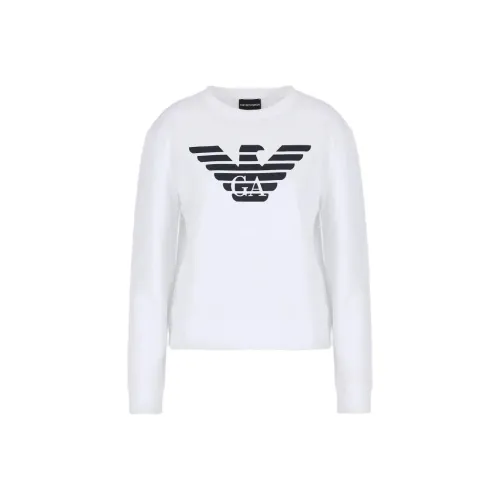 EMPORIO ARMANI Белый Женские Свитшоты