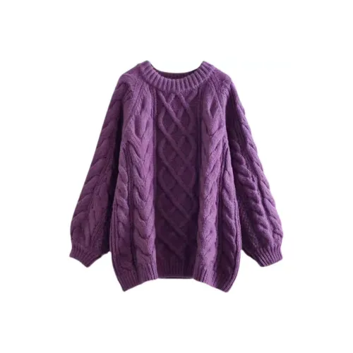 PLAY BUSH Фиолетовый Женские Трикотаж