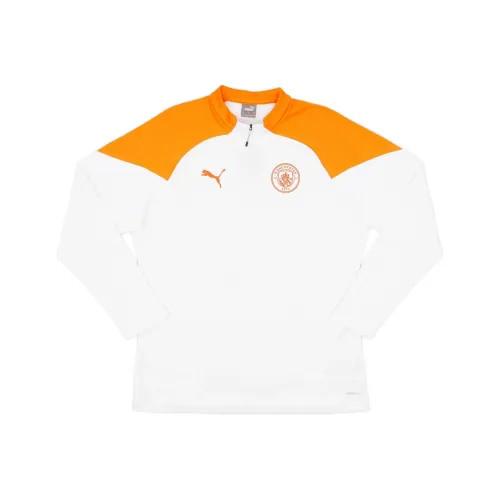 PUMA Manchester City Футбол Джерси Унисекс Желтый Белый