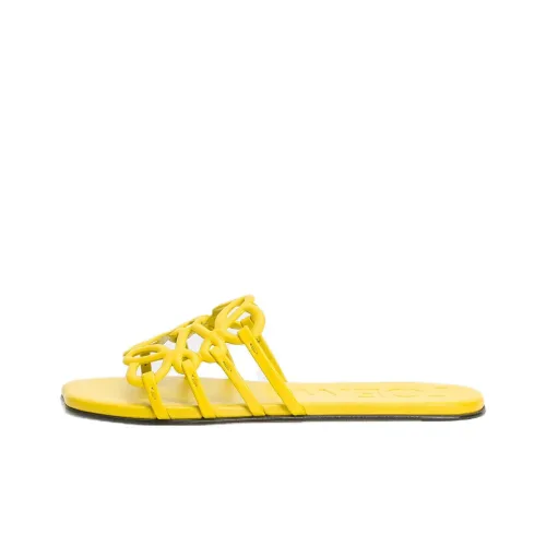 LOEWE Лепесток Слипоны Женские Желтые