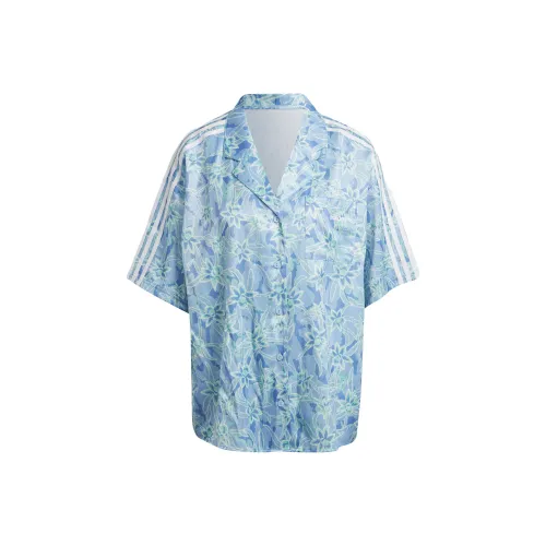 Adidas Originals Рубашка Женская Светло-Синяя