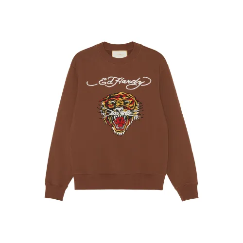 Ed Hardy ICE Мокко Коричневый, ICE Мокко Коричневый E1OWW038 Женские Свитшоты