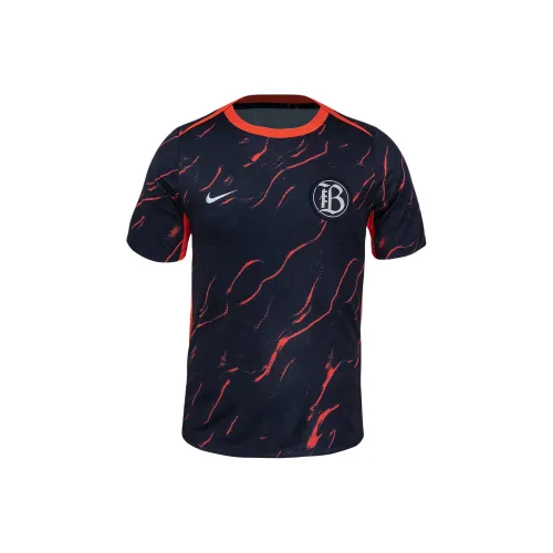 Nike Bay FCNWSL Футбол Джерси Мужской Кораллово-красный Обсидиан