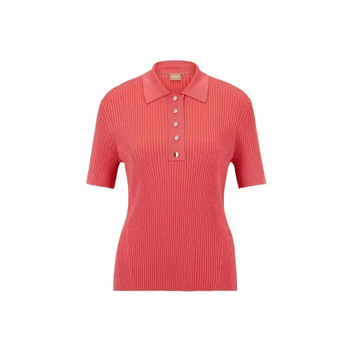 HUGO BOSS Розовый Женский Трикотаж